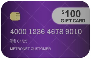 Metronet Internet Get $100 Gift Card Promotion